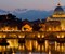 Rio Tibre corta paisagem de Roma