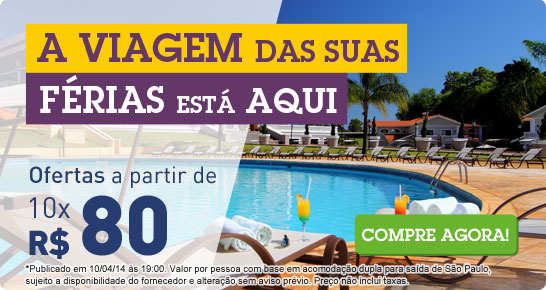 Férias é melhor com a CVC. 