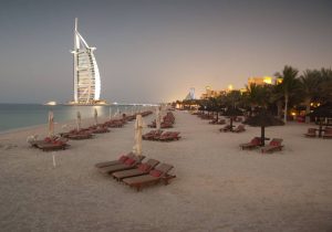 Praia em Dubai