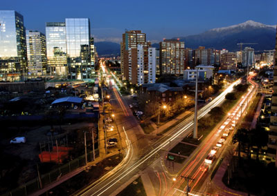 santiago-noturna-chile