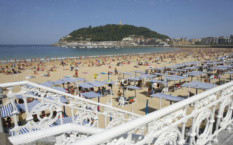 Playa de La Concha_San Sebastian