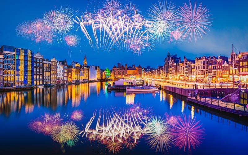 Réveillon em Amsterdã