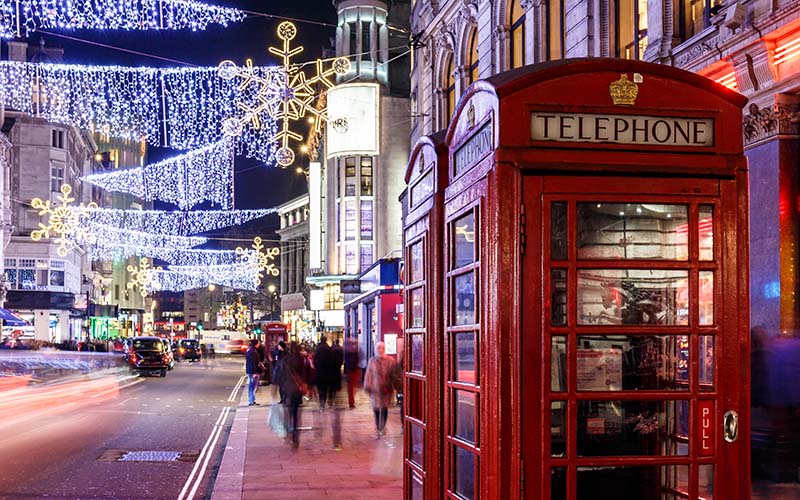 Londres no Natal