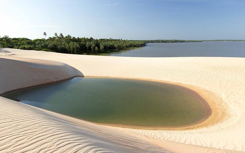 Conheça a Lagoa Tatajuba com Pacotes de viagem para viajar 2021 para Jericoacoara