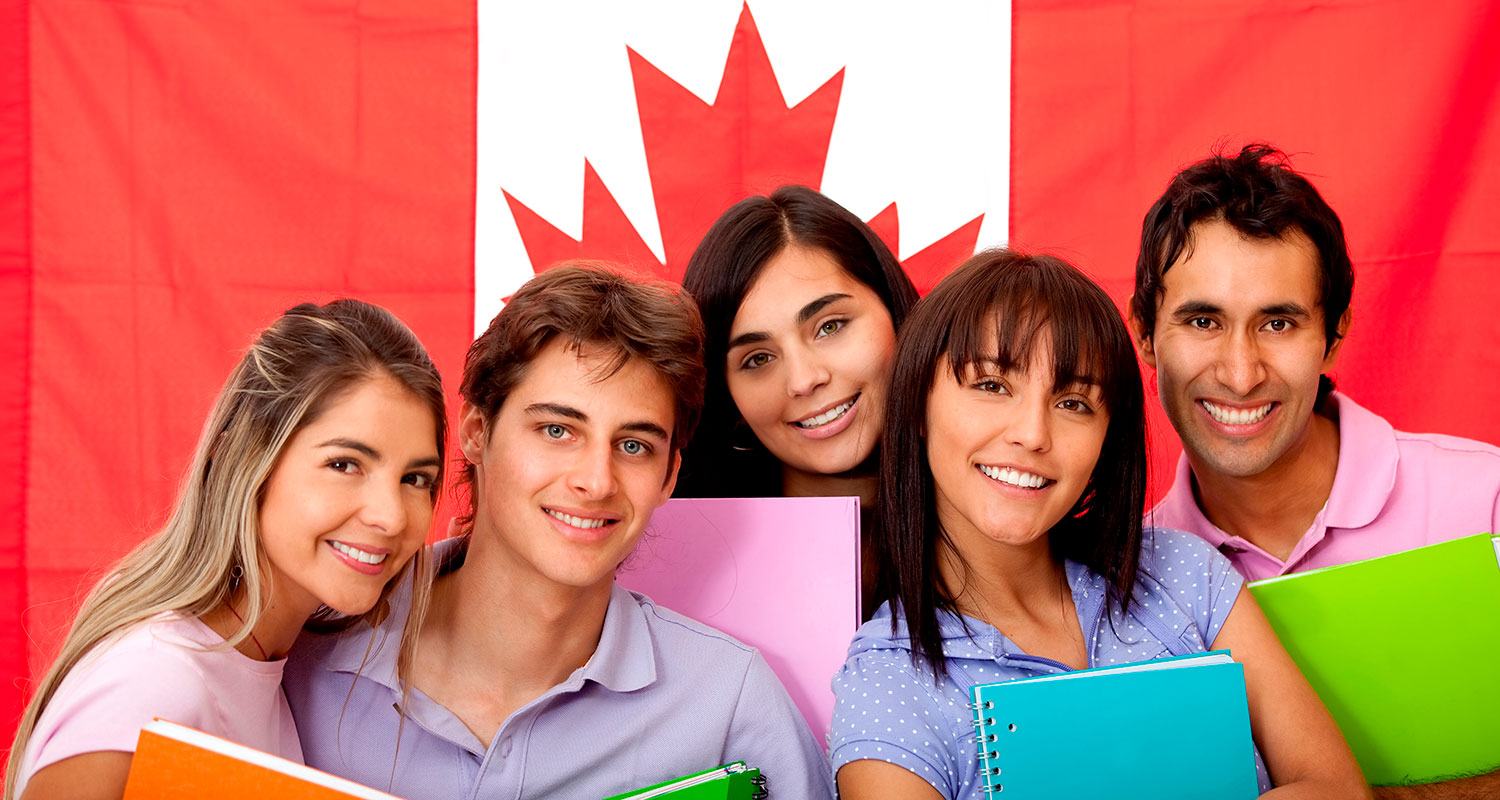 Estudantes no Canadá