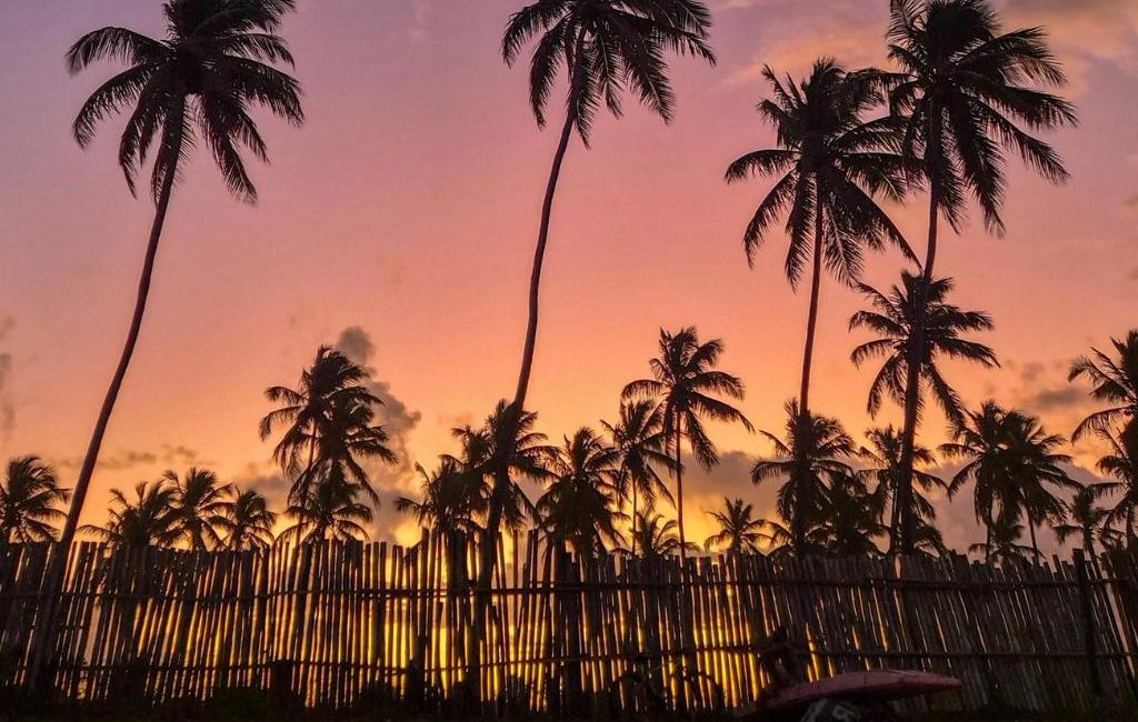 Quando a luz baixa e as sombras se alongam, a magia acontece. Nada se compara à paz de um pôr do sol em Porto de Galinhas.