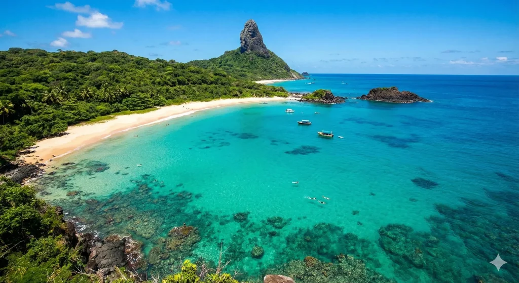 Noronha, entre os lugares para viajar no Brasil, é o destino mais aspiracional do Brasil.