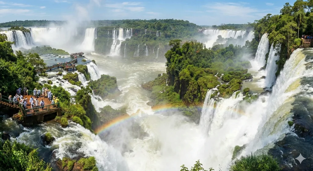Uma experiência de natureza que beira o espiritual. Foz do Iguaçu é um destino para sentir a força avassaladora da água.
