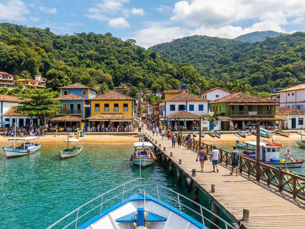 A Vila Abraão é um dos pontos de referência que existem quando o assunto é o que fazer na Ilha Grande.