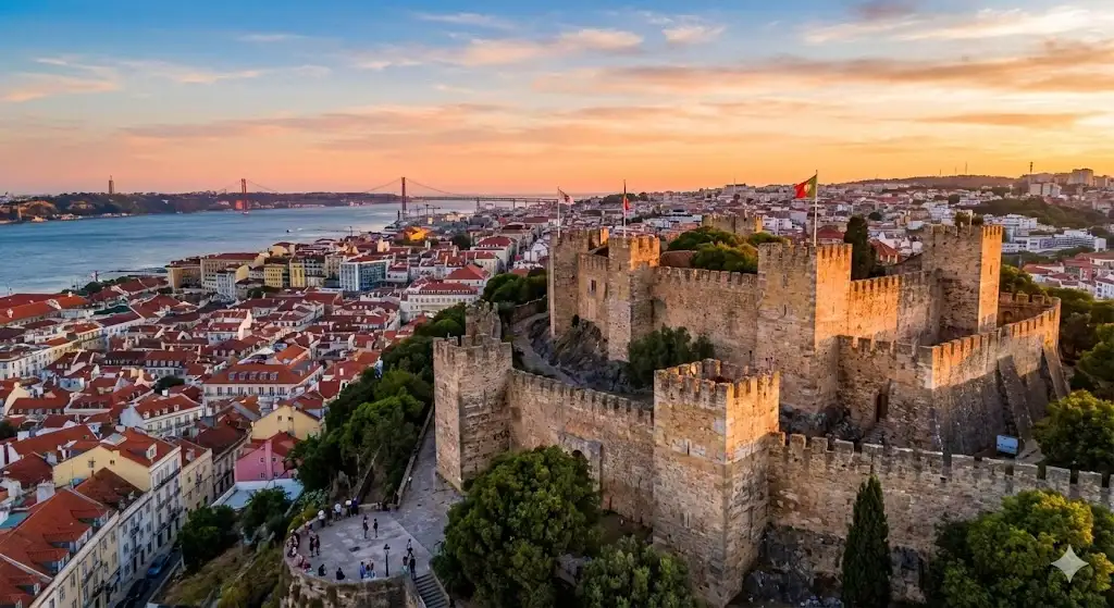 Um destino incrível no exterior para você conhecer. Lisboa é linda no Ano-Novo!