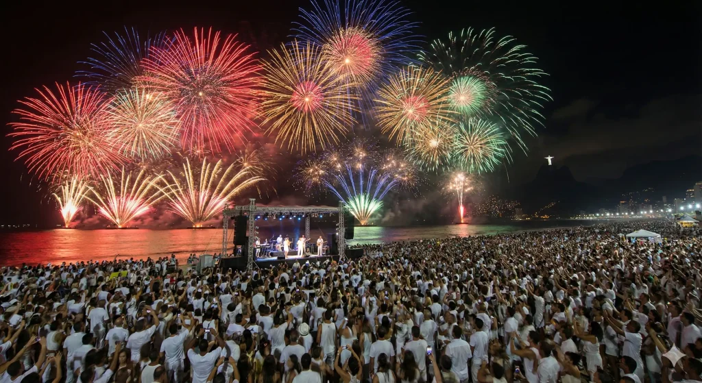 o Ano-Novo do Rio de Janeiro é uma experiência incrível para você e sua família