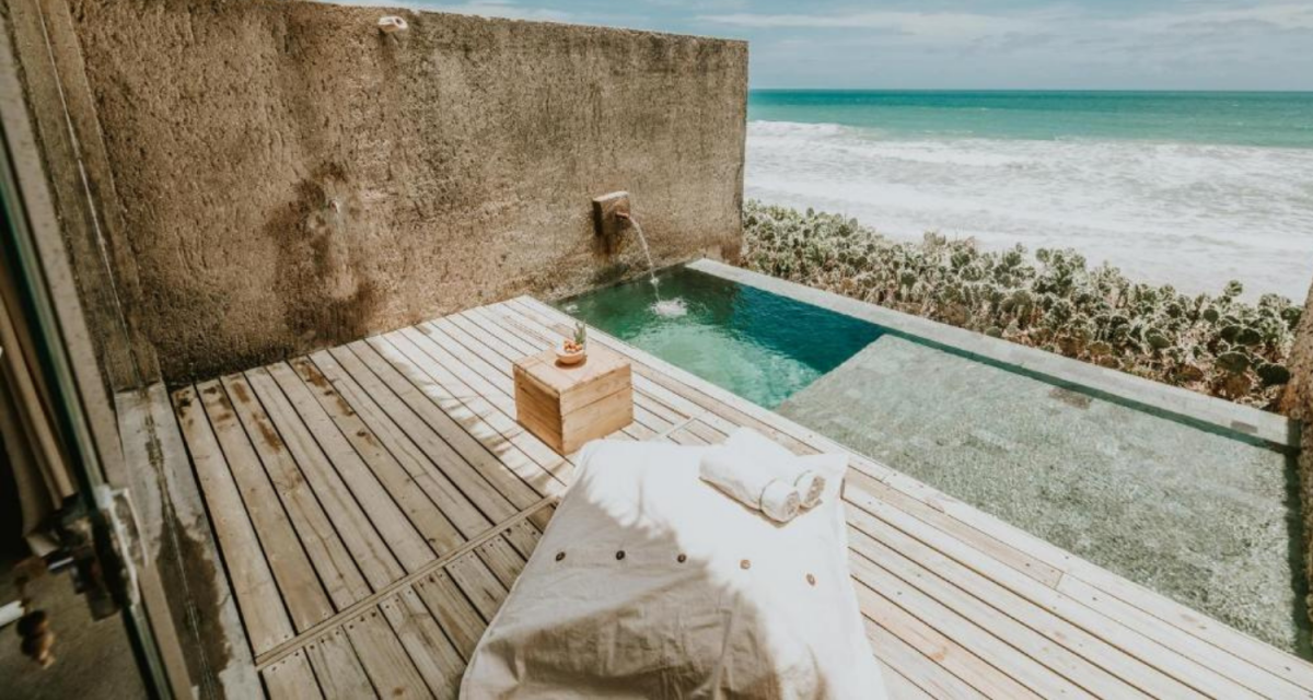 Quarto com vista para o mar
