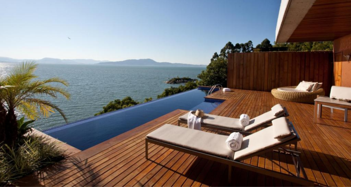 Quarto com vista para o mar
