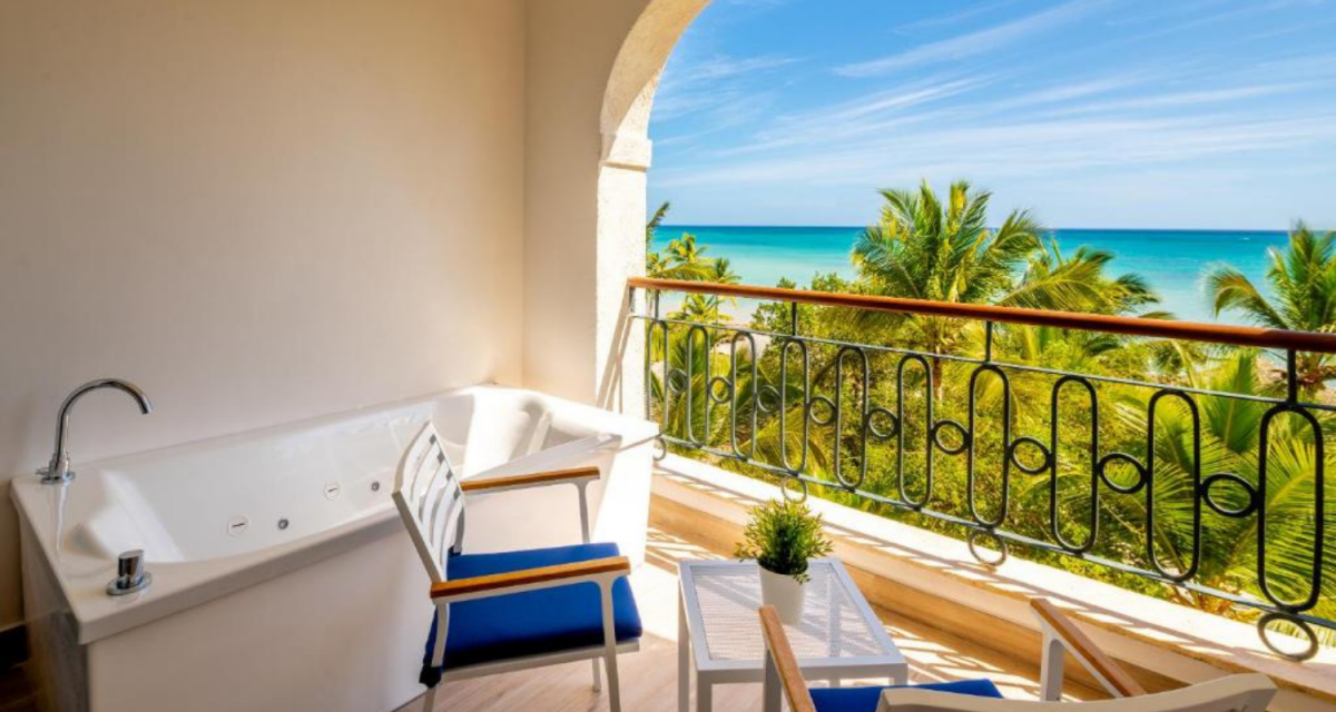 Quarto com vista para o mar