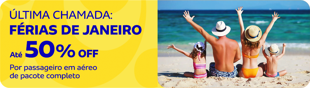 ÚLTIMA CHAMADA : FÉRIAS DE JANEIRO