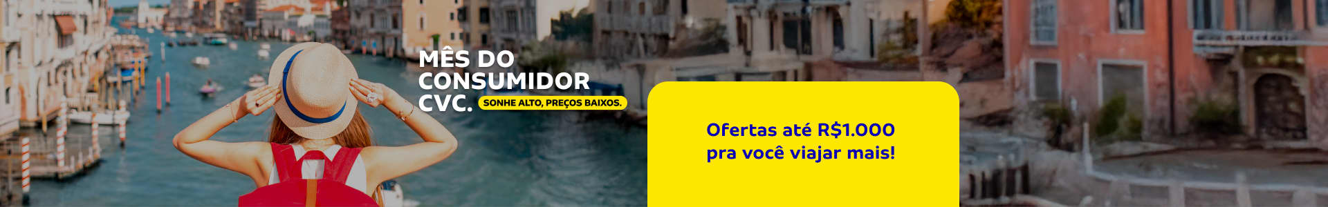 Viagens baratas: promoções de pacotes por até R$ 1.000