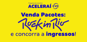 VENDA ROCK IN RIO E CONCORRA!