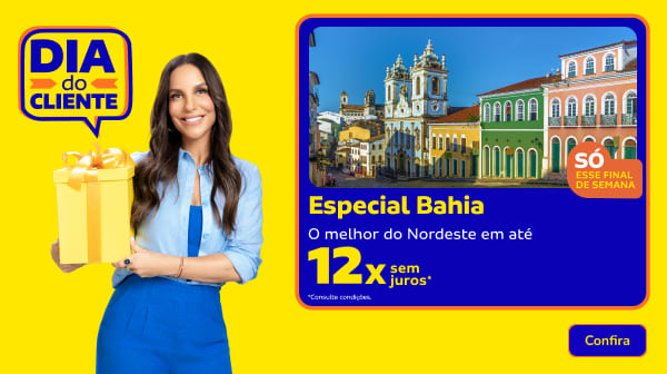 O melhor do Nordeste em até 12x sem juros* | Especial Bahia