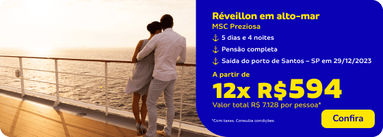 Réveillon em alto-mar  