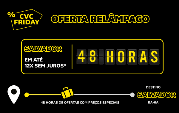 Salvador em até 12x sem juros*