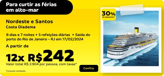 Costa Diadema |  Nordeste e Santos 