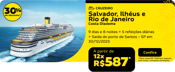 Salvador, Ilhéus e Rio de Janeiro | Costa Diadema