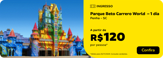 Parque Beto Carrero World  – 1 dia   