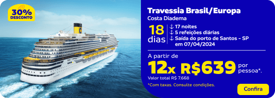 Travessia Brasil/Europa - Costa Diadema