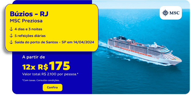 Búzios - RJ / MSC Preziosa