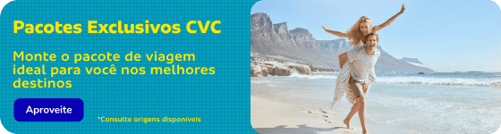 Pacotes exclusivos CVC