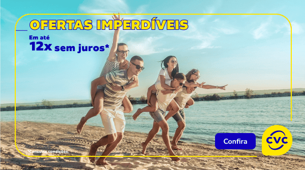 Pacotes imperdíveis em até 12x sem juros*