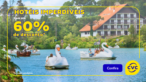  Hotéis imperdíveis com até 60% de desconto*