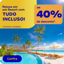 Relaxe em um Resort com TUDO INCLUSO! 