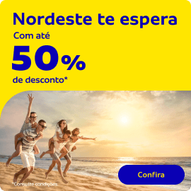 Nordeste te espera com até 50% de desconto  