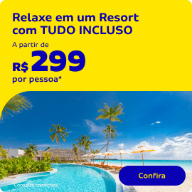 Relaxe em um Resort com TUDO INCLUSO