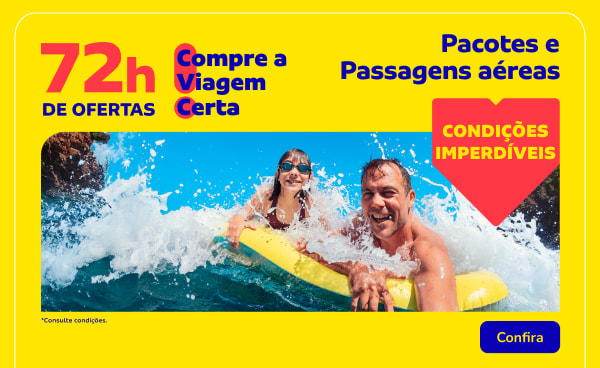 Pacotes imperdíveis  