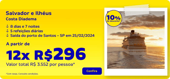 Costa Diadema - Salvador e Ilhéus