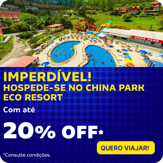 IMPERDÍVEL! HOSPEDE-SE NO CHINA PARK ECO RESORT