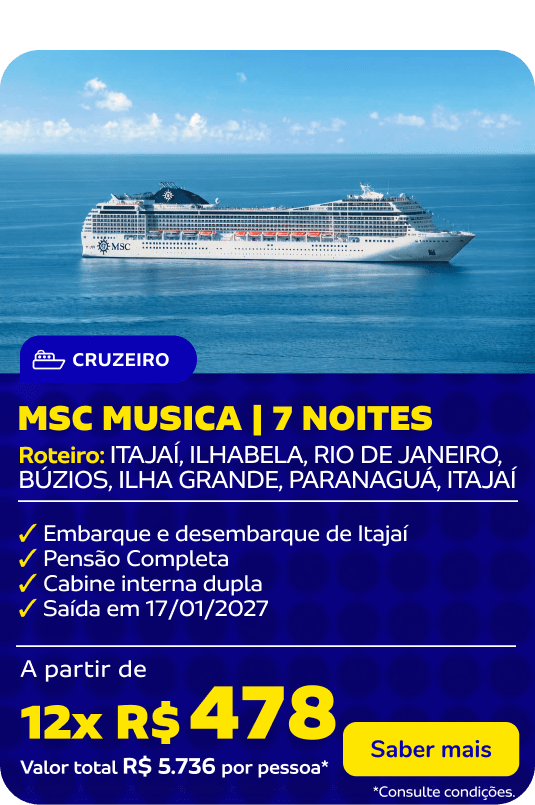 MSC MUSICA | 7 noites
