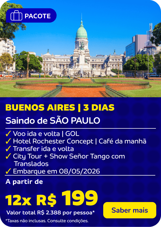 BUENOS AIRES | 3 DIAS SAINDO DE SÃO PAULO