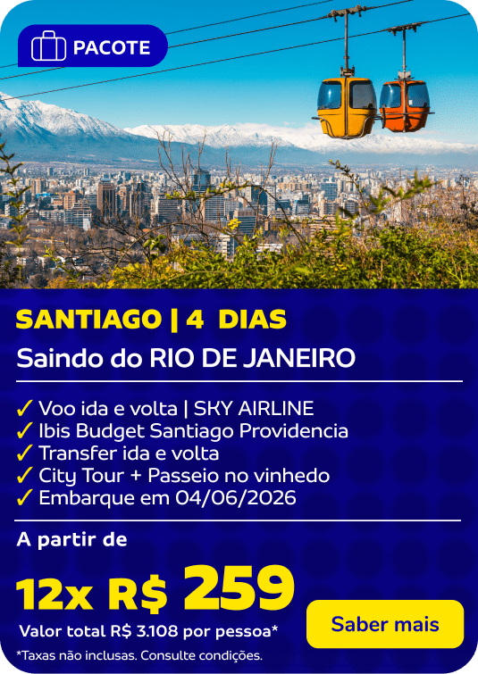 SANTIAGO - CHILE | 4 dias