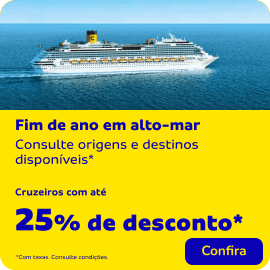 Aproveite o fim do ano em alto-mar