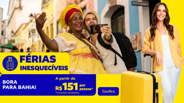 Bora para Bahia! | A partir de R$151 por pessoa*