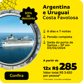 Argentina e Uruguai - Costa Favolosa