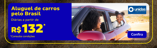 Aluguel de carros pelo Brasil