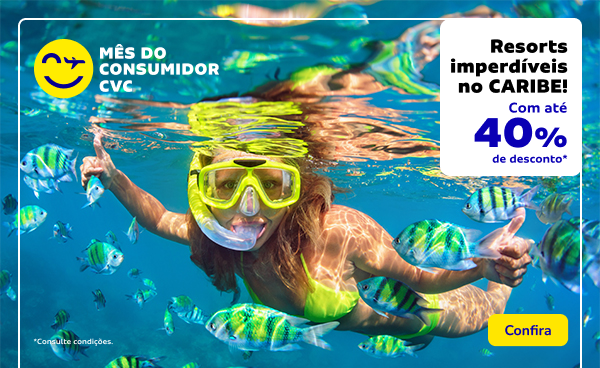 Resorts imperdíveis no CARIBE!