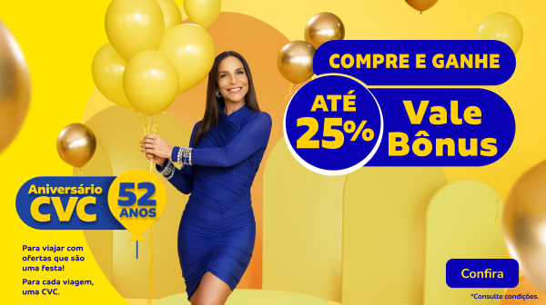 Aniversário CVC - 52 anos