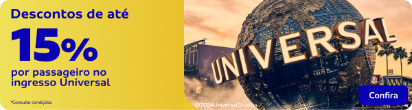 Descontos de até 15% na Universal
