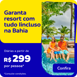 Resort com tudo incluso na Bahia