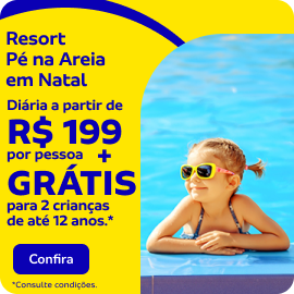 Resort Pé na Areia em Natal 